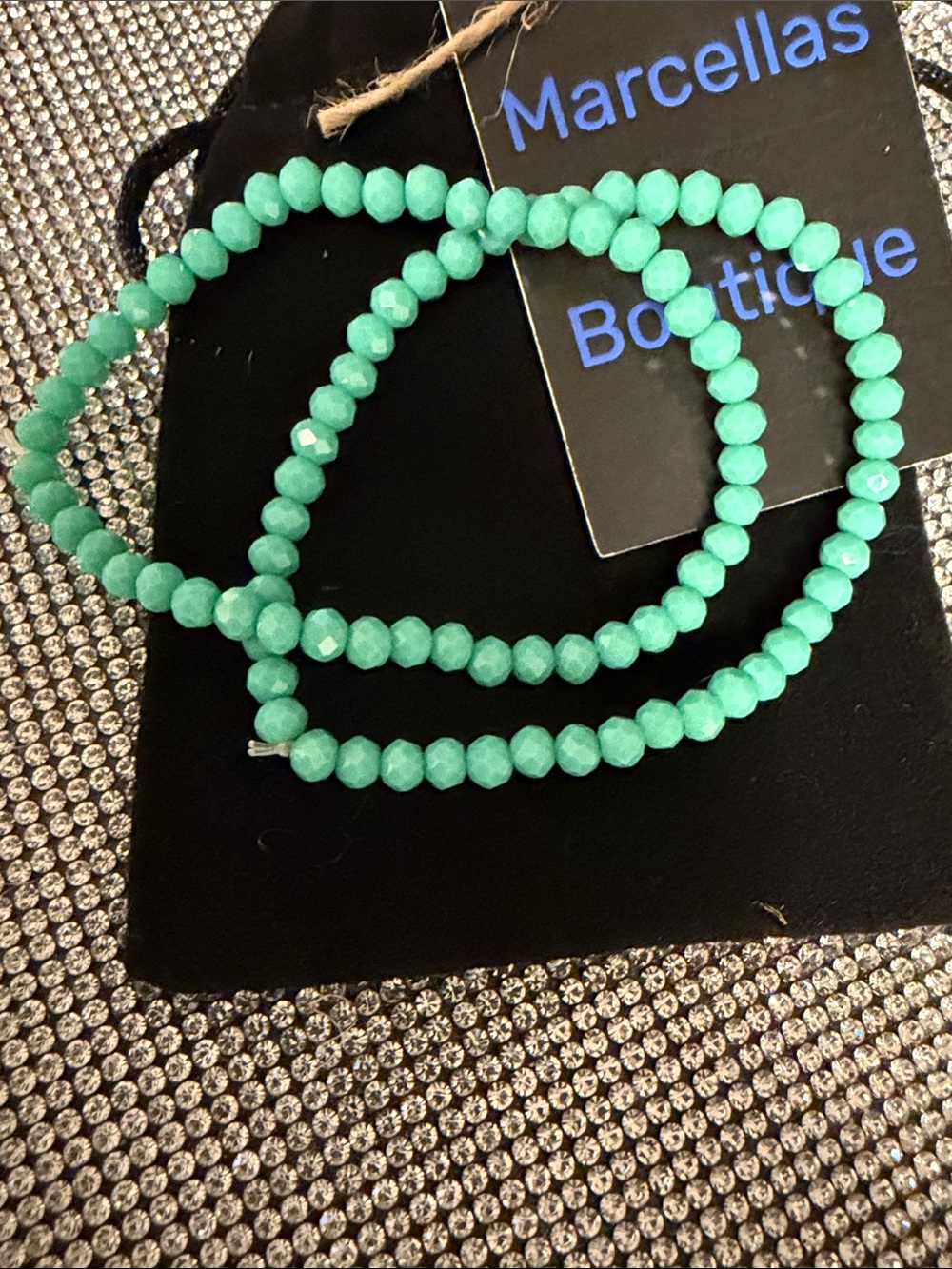 Mint Beaded Bracelet Set